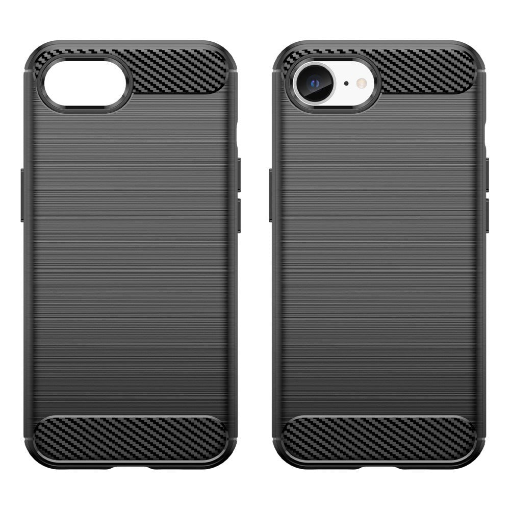 EIDERWOOD iPhone 16e Brushed Carbon Deksel - Svart