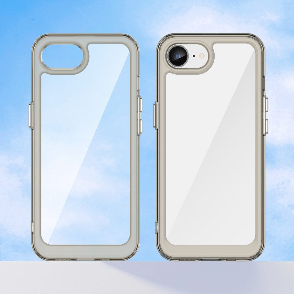 EIDERWOOD iPhone 16e Hybrid Plast Deksel - Gjennomsiktig / Grå