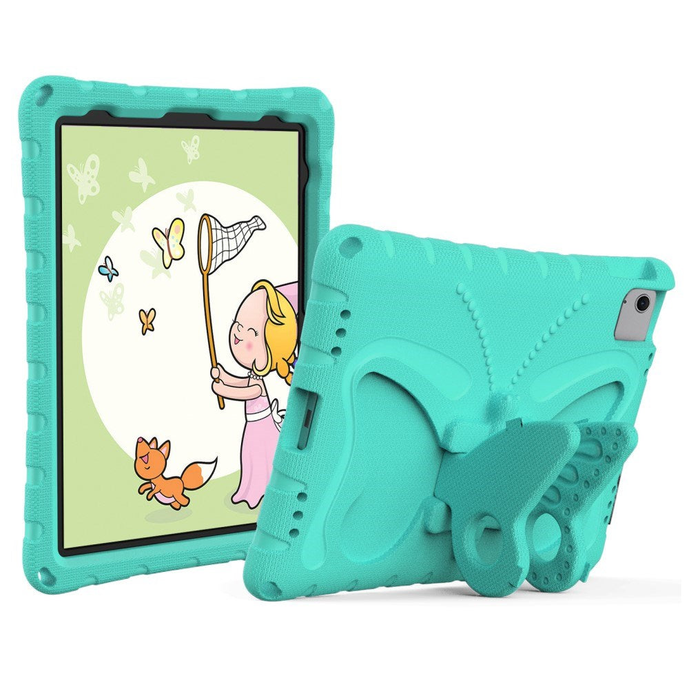 EIDERWOOD iPad Air 11" (2025 / 2024) Butterfly Kickstand Barnedeksel - Mintgrønn