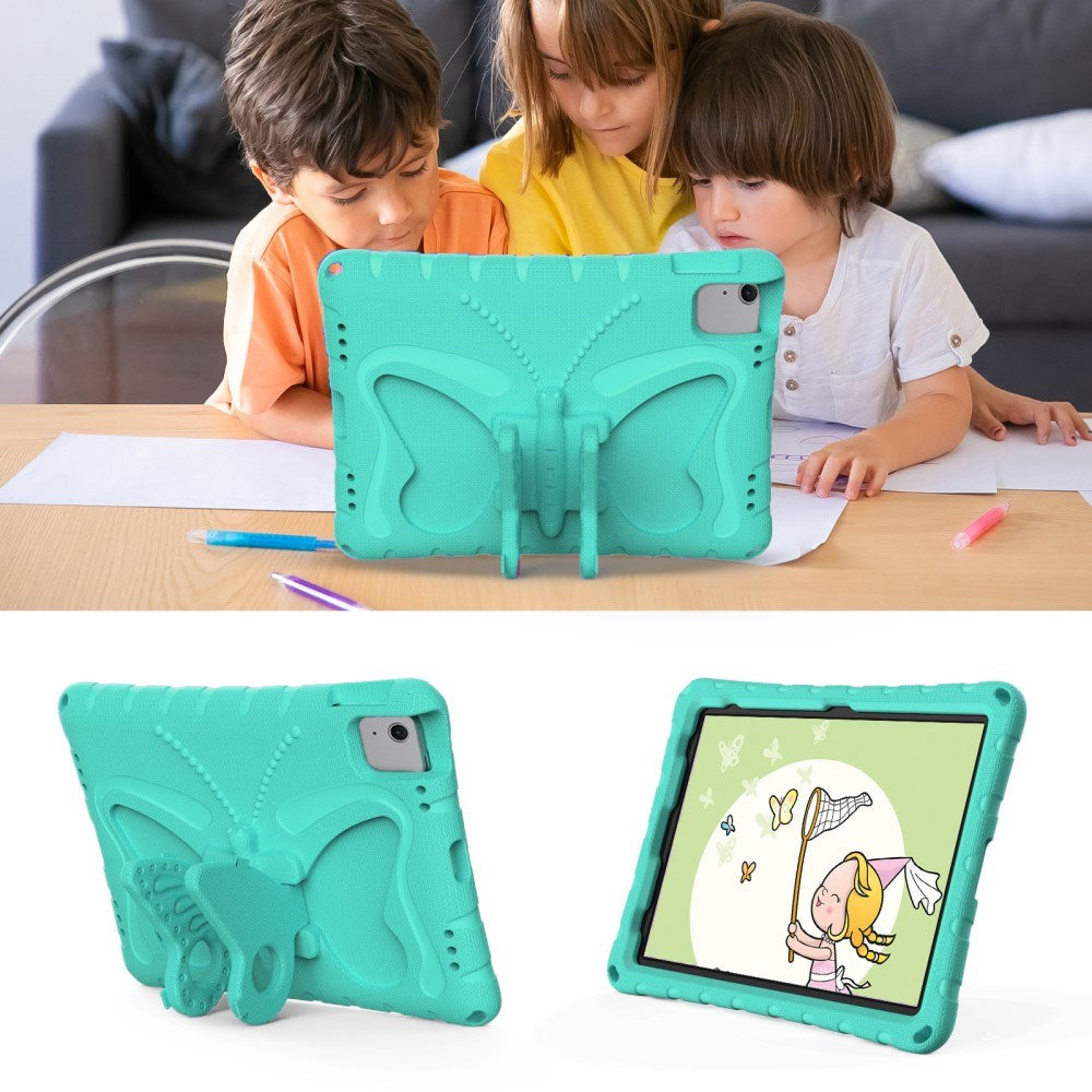 EIDERWOOD iPad Air 11" (2025 / 2024) Butterfly Kickstand Barnedeksel - Mintgrønn