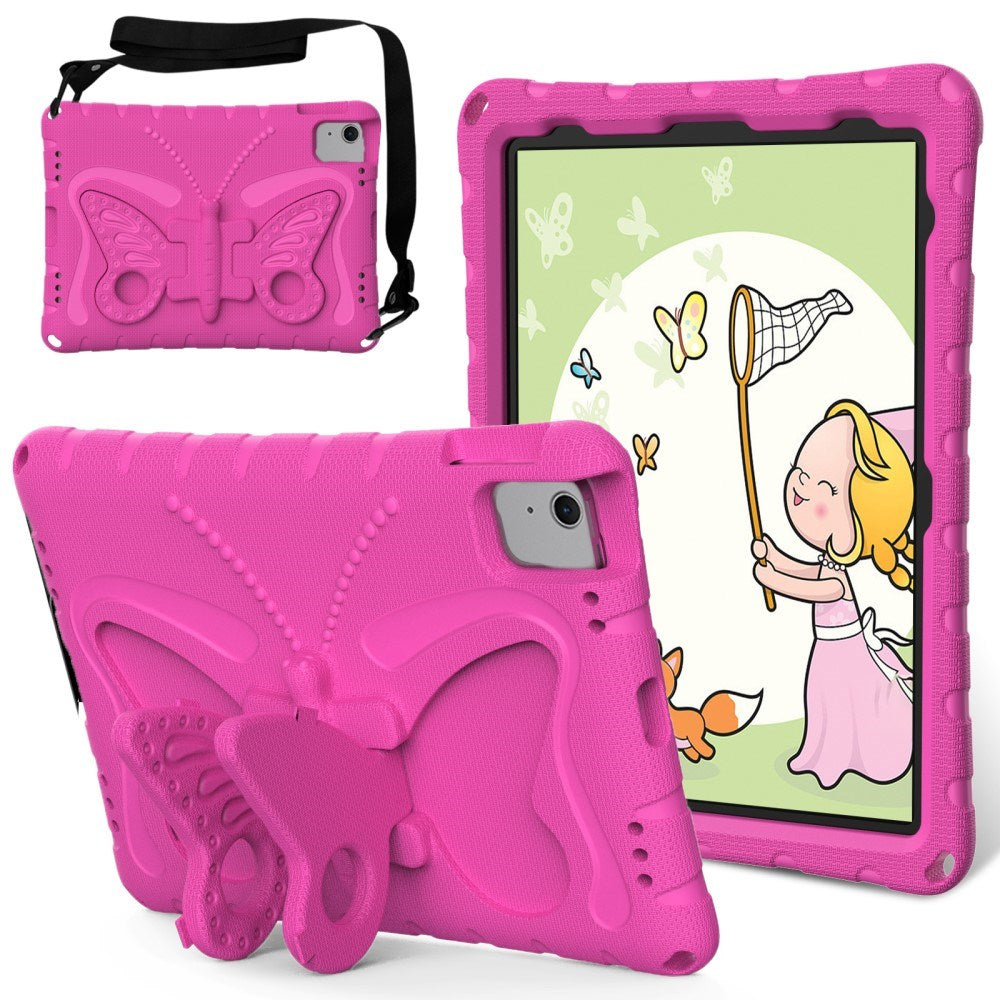 EIDERWOOD iPad Air 11" (2025 / 2024) Butterfly Kickstand Barnedeksel - Rosa