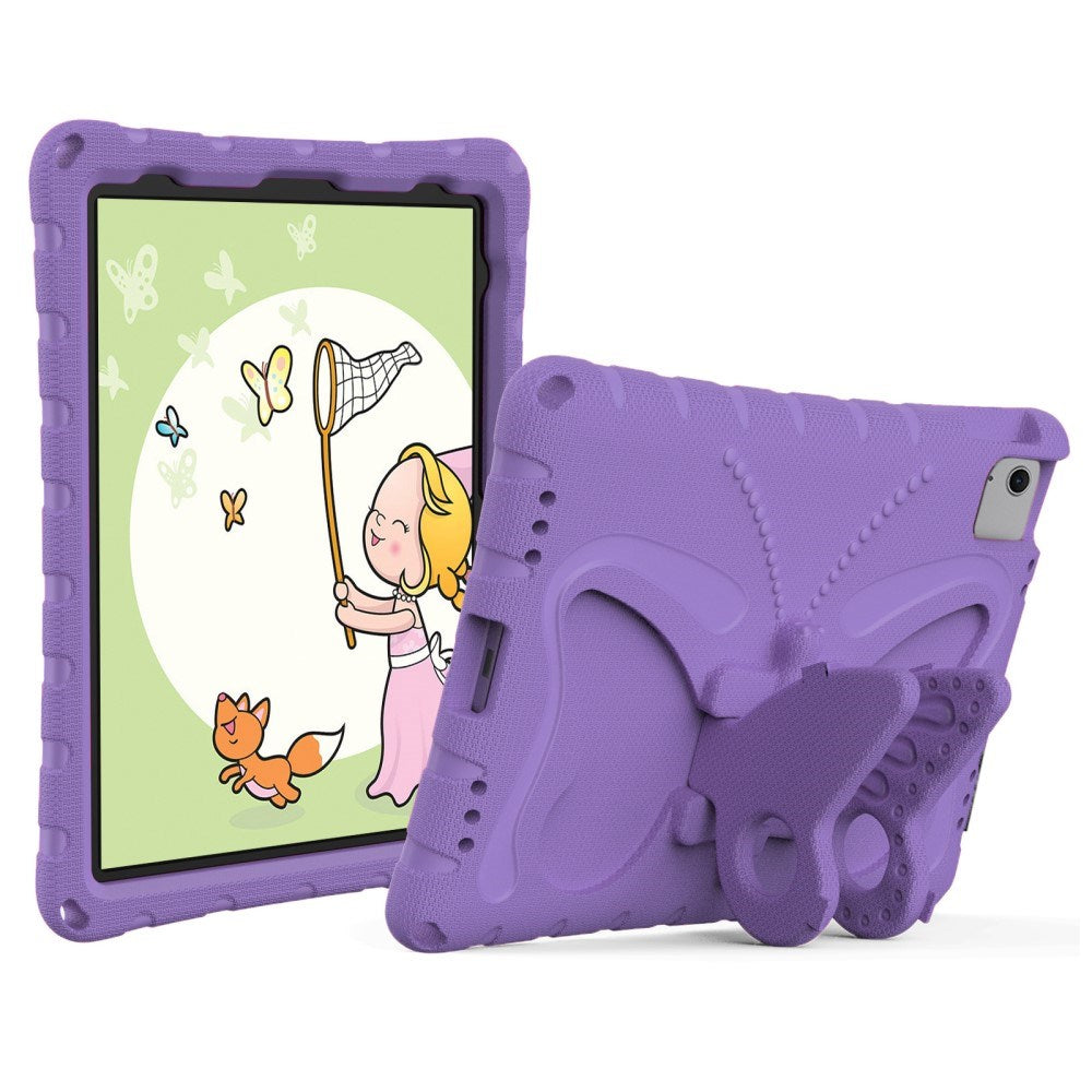 EIDERWOOD iPad Air 11" (2025 / 2024) Butterfly Kickstand Barnedeksel - Lilla