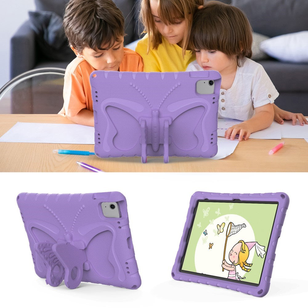 EIDERWOOD iPad Air 11" (2025 / 2024) Butterfly Kickstand Barnedeksel - Lilla