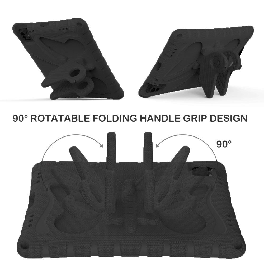 EIDERWOOD iPad Pro 11" (2025 / 2024) Butterfly Kickstand Barnedeksel - Svart