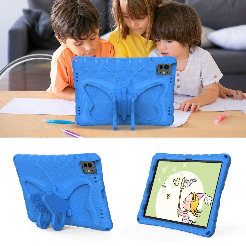 EIDERWOOD iPad Pro 11" (2025 / 2024) Butterfly Kickstand Barnedeksel - Blå