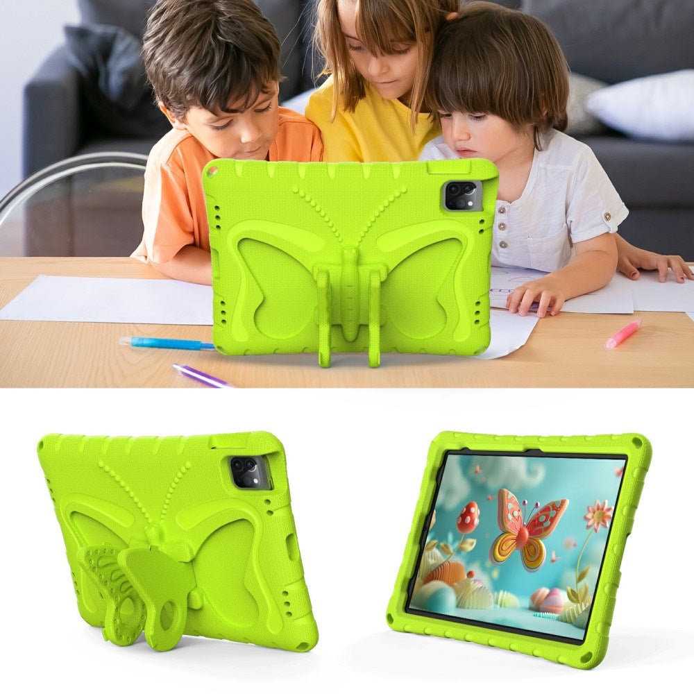 EIDERWOOD iPad Air 13" (2025 / 2024) / Pro 13" (2025 / 2024) / Pro 12.9" (2022-2018) Butterfly Kickstand Barnedeksel - Grønn