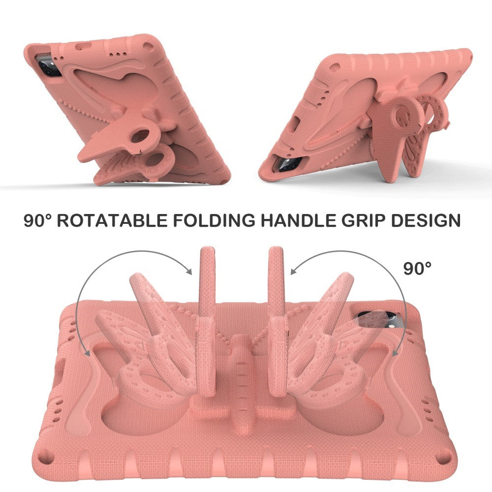 EIDERWOOD iPad Air 13" (2025 / 2024) / Pro 13" (2025 / 2024) / Pro 12.9" (2022-2018) Butterfly Kickstand Barnedeksel - Korall