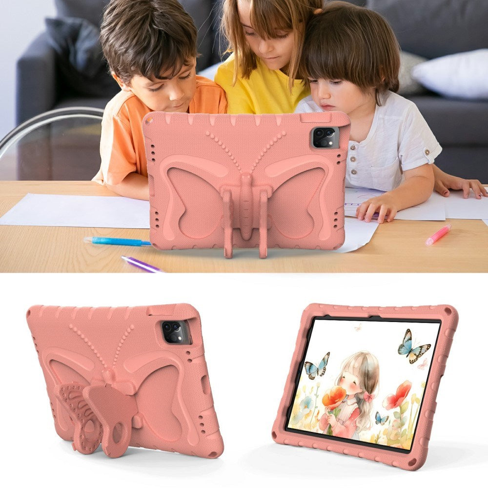 EIDERWOOD iPad Air 13" (2025 / 2024) / Pro 13" (2025 / 2024) / Pro 12.9" (2022-2018) Butterfly Kickstand Barnedeksel - Korall