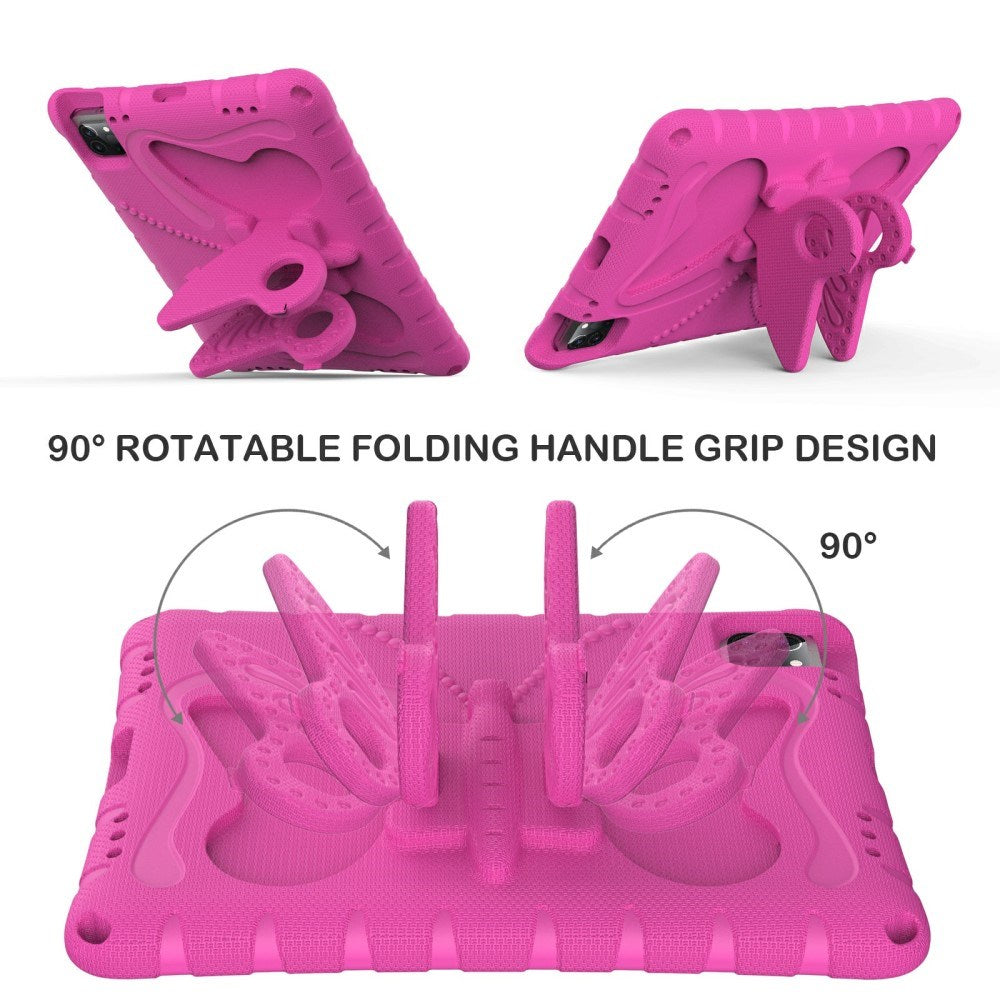 EIDERWOOD iPad Air 13" (2025 / 2024) / Pro 13" (2025 / 2024) / Pro 12.9" (2022-2018) Butterfly Kickstand Barnedeksel - Rosa