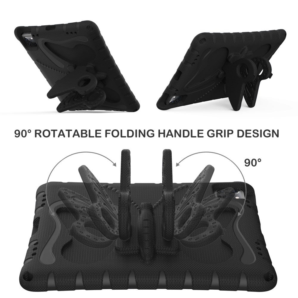 EIDERWOOD iPad Air 13" (2025 / 2024) / Pro 13" (2025 / 2024) / Pro 12.9" (2022-2018) Butterfly Kickstand Barnedeksel - Svart