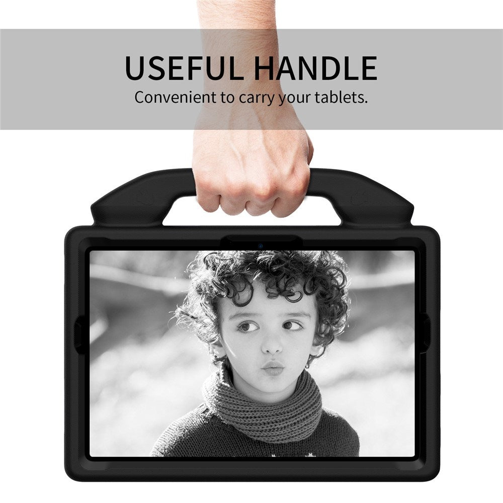 Samsung Galaxy Tab A11+ (Plus) / A9+ (Plus) EIDERWOOD Barn Deksel - Thumb Stativfunksjon Deksel - Svart