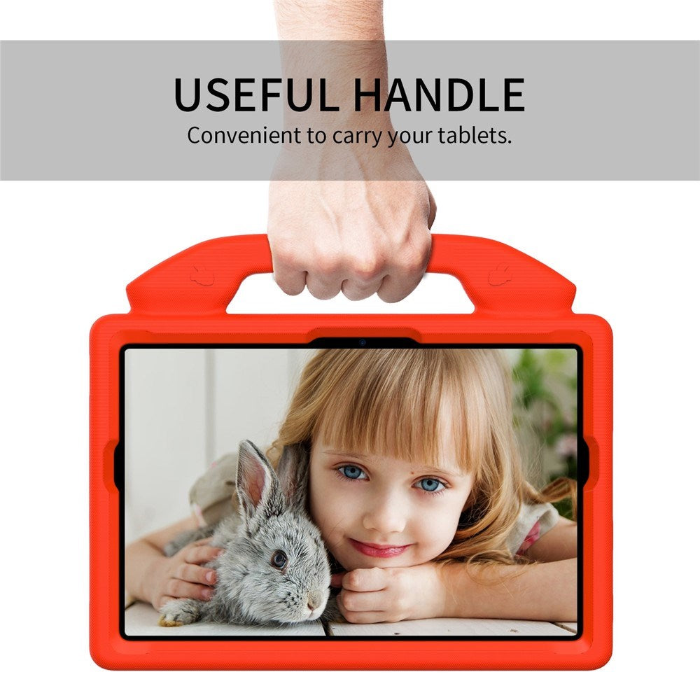 Samsung Galaxy Tab A11+ (Plus) / A9+ (Plus) EIDERWOOD Barn Deksel - Thumb Stativfunksjon Deksel - Rød