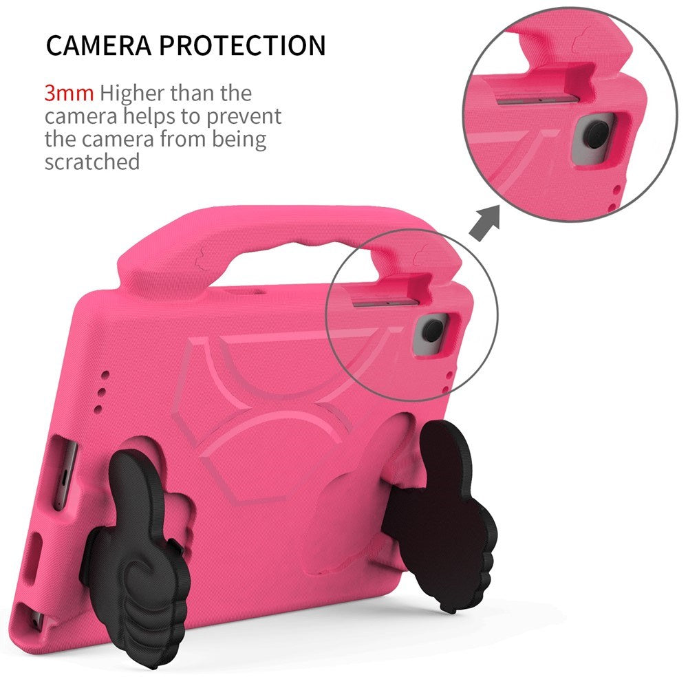 Samsung Galaxy Tab A11+ (Plus) / A9+ (Plus) EIDERWOOD Barn Deksel - Thumb Stativfunksjon Deksel - Rosa