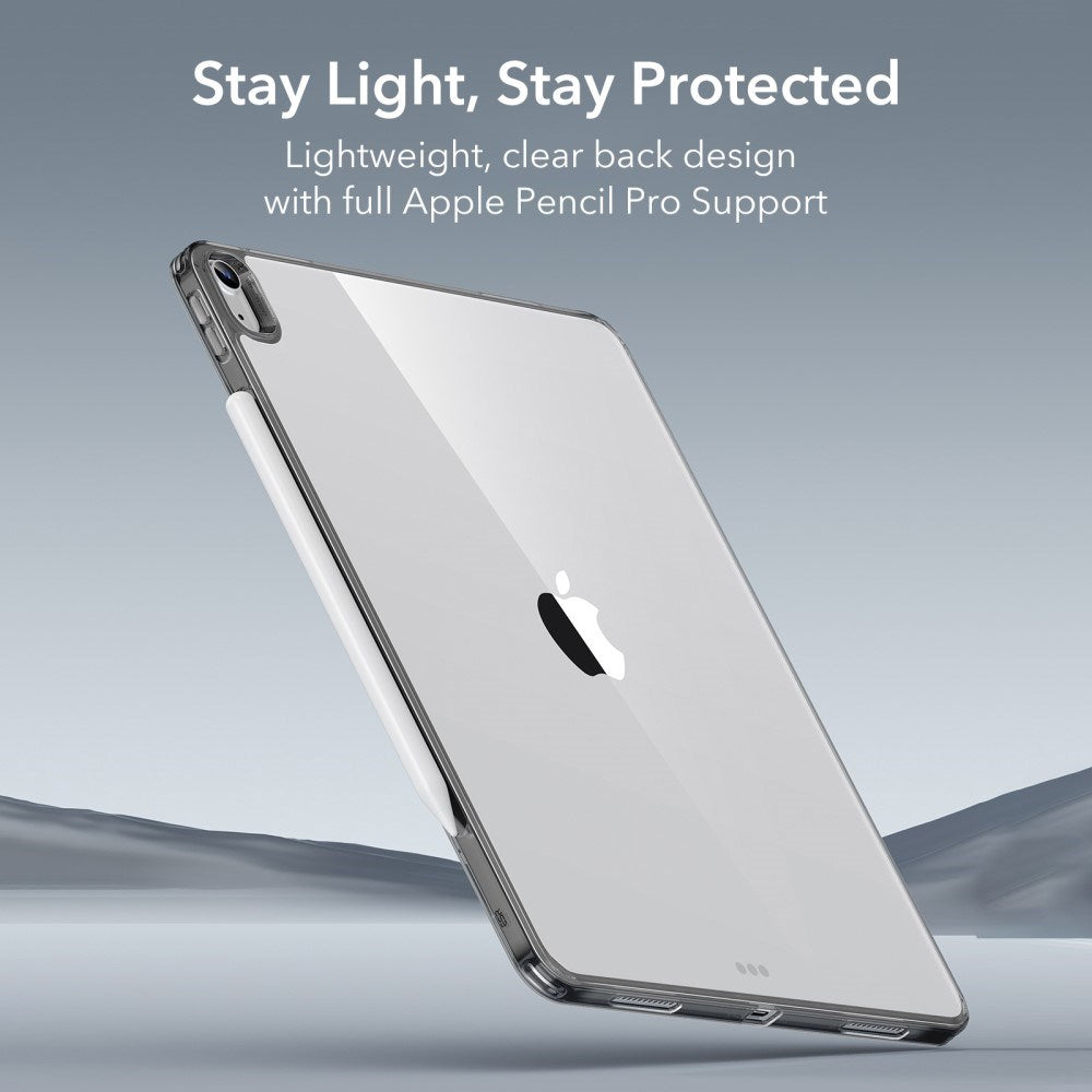 iPad Air 13" (2025 / 2024) ESR Hybrid Deksel - Gjennomsiktig