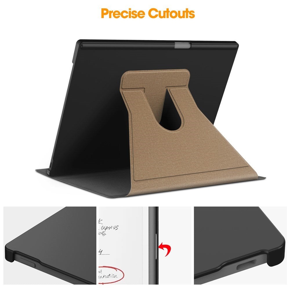 EIDERWOOD ReMarkable Paper Pro Kunstskinn Plast Deksel m. Penne Holder - Brun