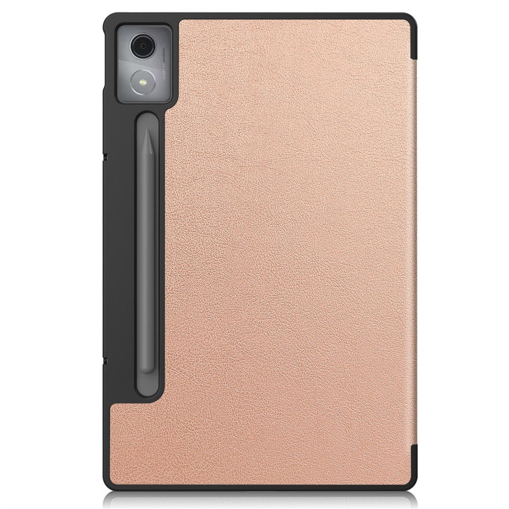 EIDERWOOD Lenovo IdeaTab Pro Kunstskinn Flip Deksel m. Stativfunksjon & Pencil Holder - Rose Gold