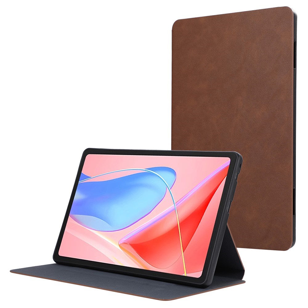 EIDERWOOD Lenovo Tab 10.1" Kunstskinn Flip Deksel med Stativ - Brun