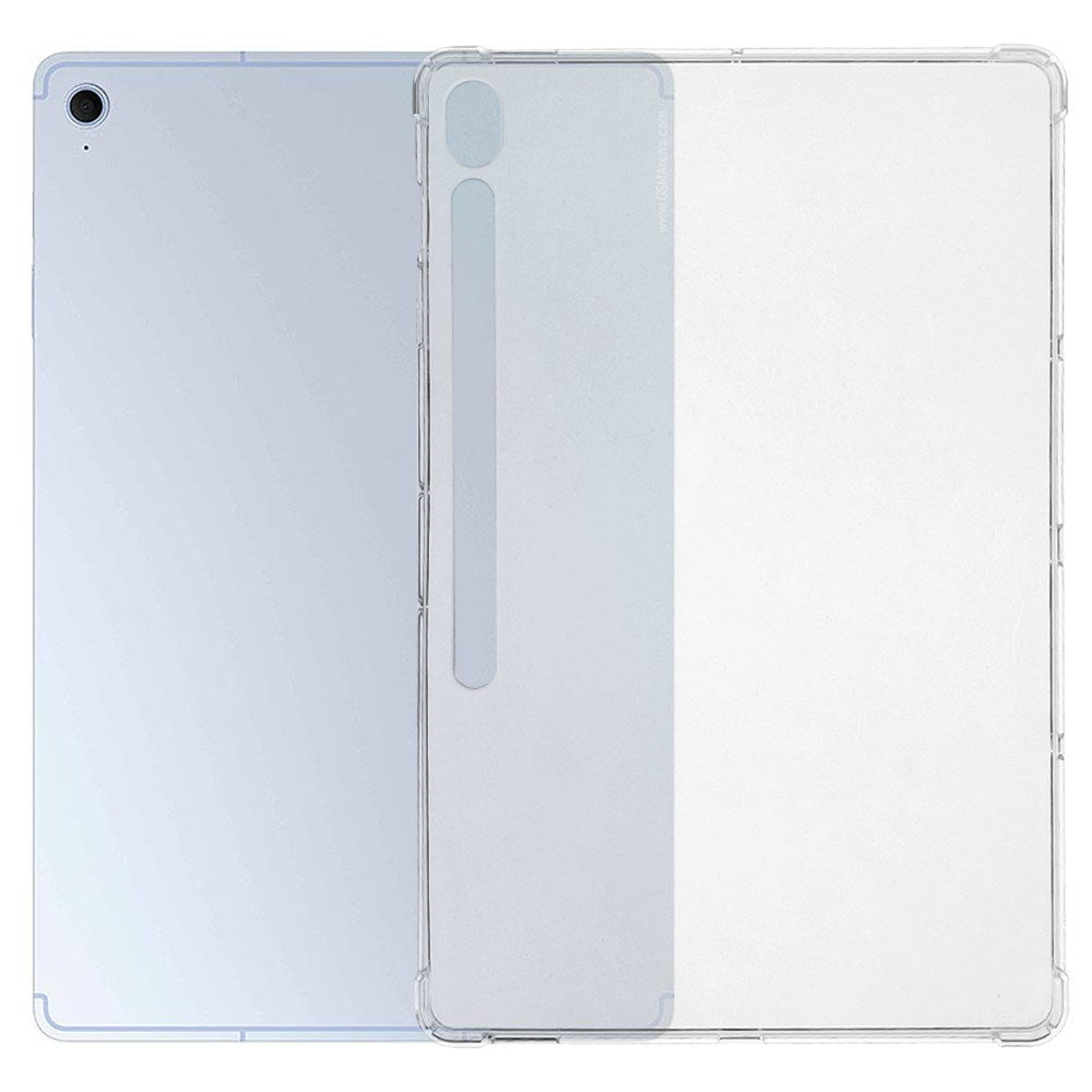 EIDERWOOD Samsung Galaxy Tab S10 FE+ (Plus) Fleksibelt Plast Deksel - Gjennomsiktig