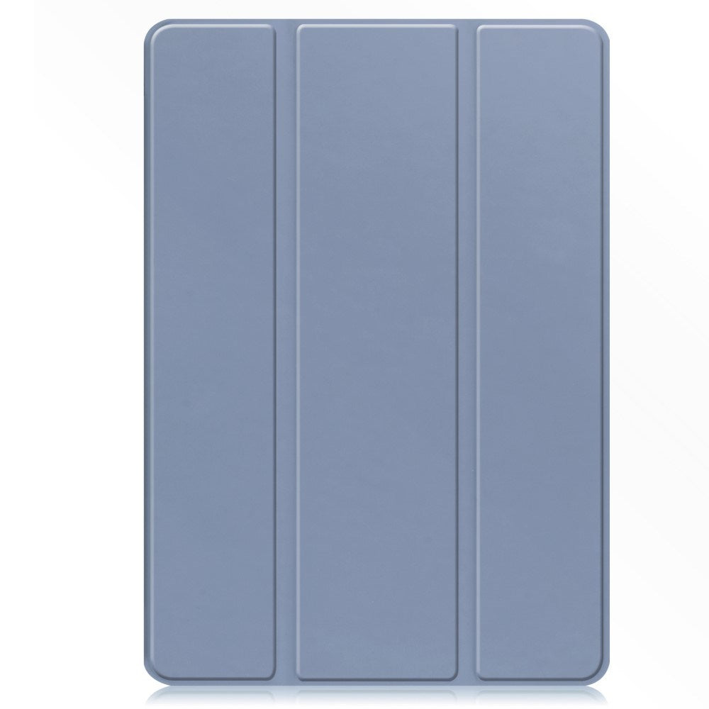 EIDERWOOD Samsung Galaxy Tab S10 FE+ (Plus) Tri-Fold Kunstskinn Flip Deksel med Stylus Pen Holder - Lavendel
