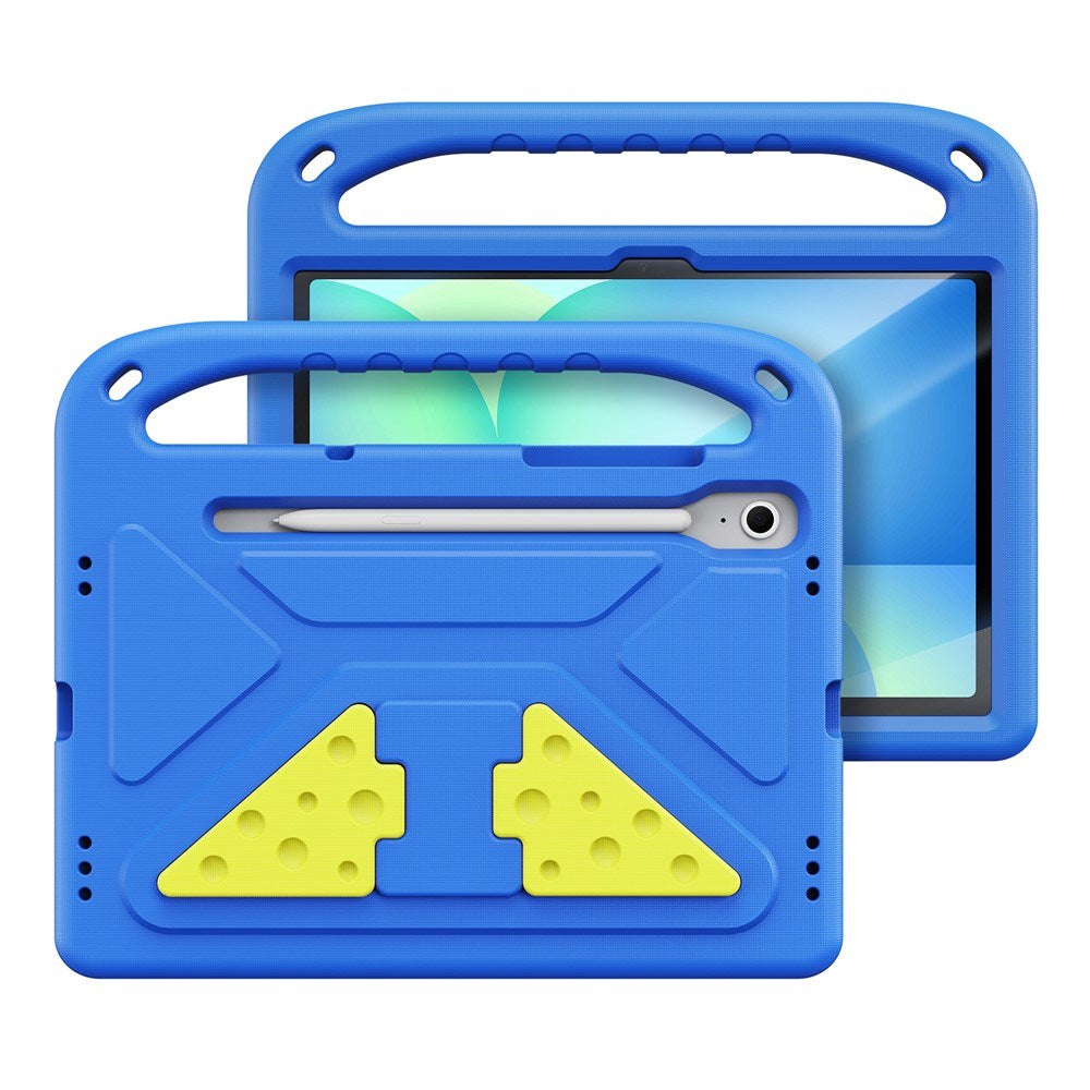 DUX DUCIS Samsung Galaxy Tab S10 Lite / S10 FE / S9 FE / S9 / S8 / S7 Barnedeksel med Stativfunksjon & Styluspennholder - Blå