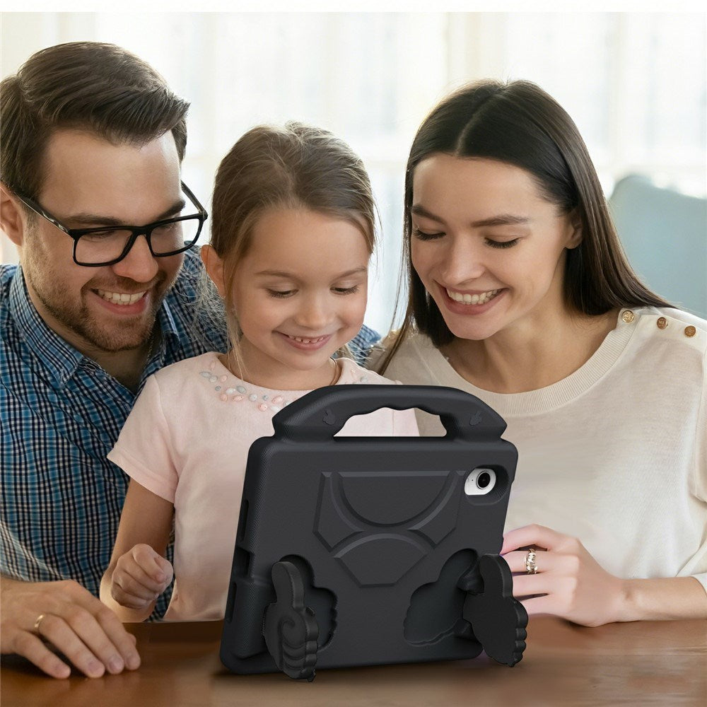 EIDERWOOD iPad Mini (2024 / 2021) Barn Deksel m. Thumb Kickstand - Svart