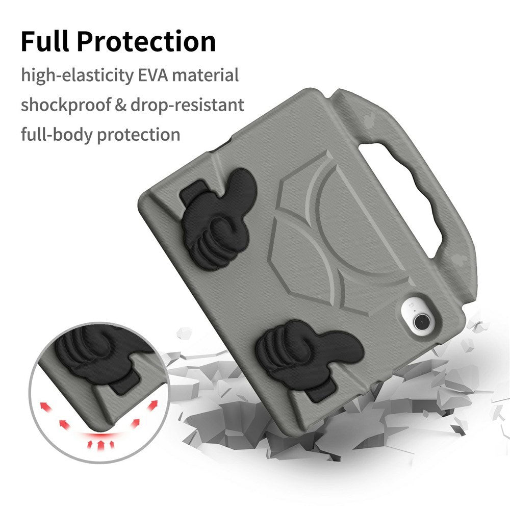 EIDERWOOD iPad Mini (2024 / 2021) Barn Deksel m. Thumb Kickstand - Grå