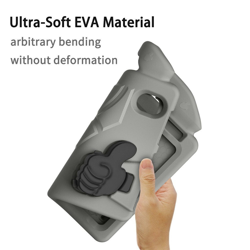 EIDERWOOD iPad Mini (2024 / 2021) Barn Deksel m. Thumb Kickstand - Grå