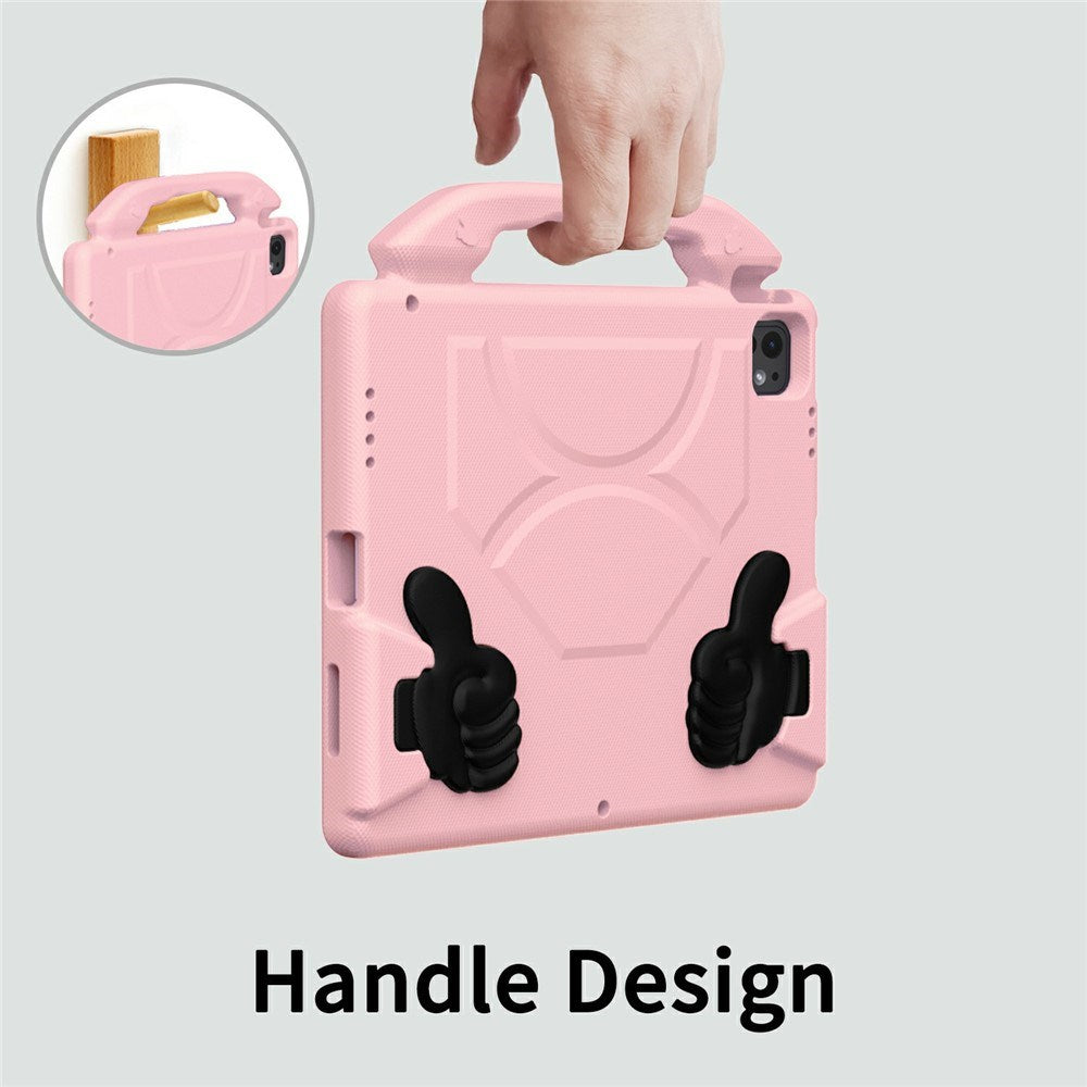 EIDERWOOD iPad Pro 12.9" (2022 / 2021 / 2020 / 2018) / Air 13" (2025 / 2024) / Pro 13" (2025 / 2024) Barn Deksel m. Thumb Kickstand - Rosa