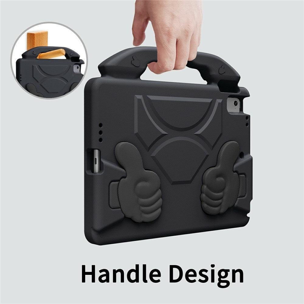 EIDERWOOD iPad 9.7" (2018 / 2017) / Air 2 / Air Barn Deksel m. Thumb Kickstand - Svart