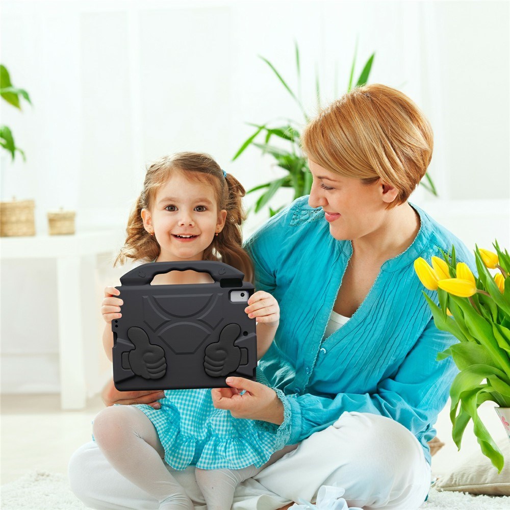 EIDERWOOD iPad 9.7" (2018 / 2017) / Air 2 / Air Barn Deksel m. Thumb Kickstand - Svart