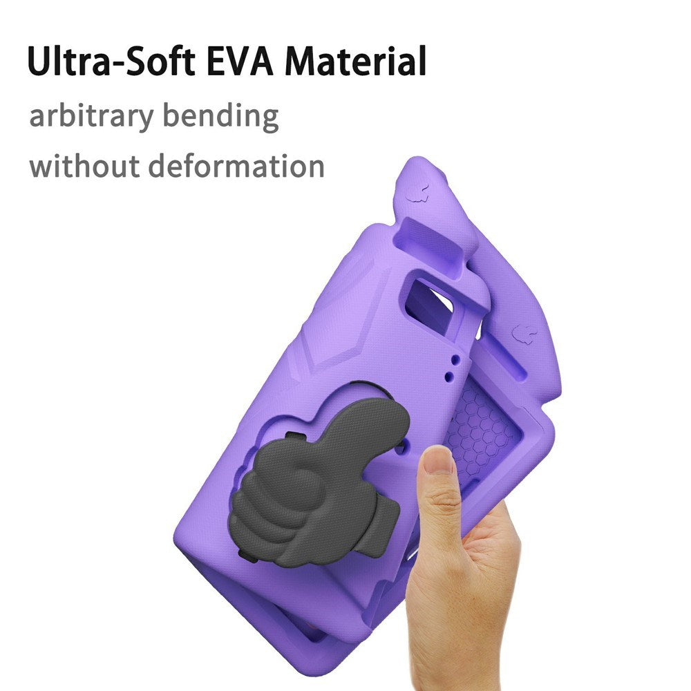 EIDERWOOD iPad 9.7" (2018 / 2017) / Air 2 / Air Barn Deksel m. Thumb Kickstand - Lilla