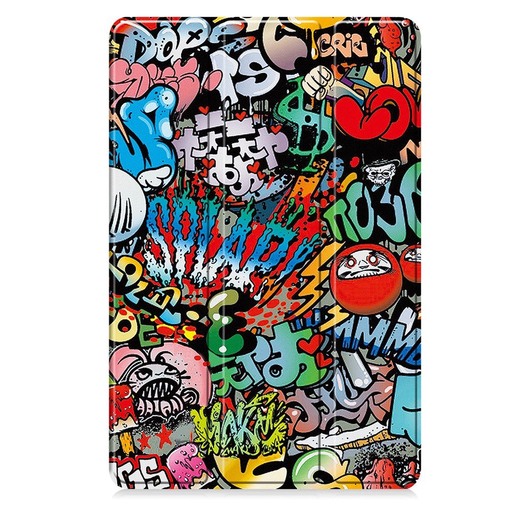 EIDERWOOD OnePlus Pad Lite Kunstskinn Flip Deksel - Graffiti