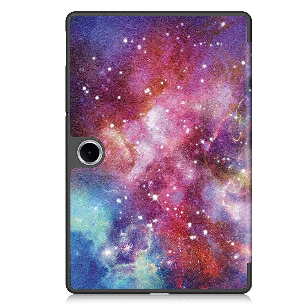 EIDERWOOD OnePlus Pad Lite Kunstskinn Flip Deksel - Galakse