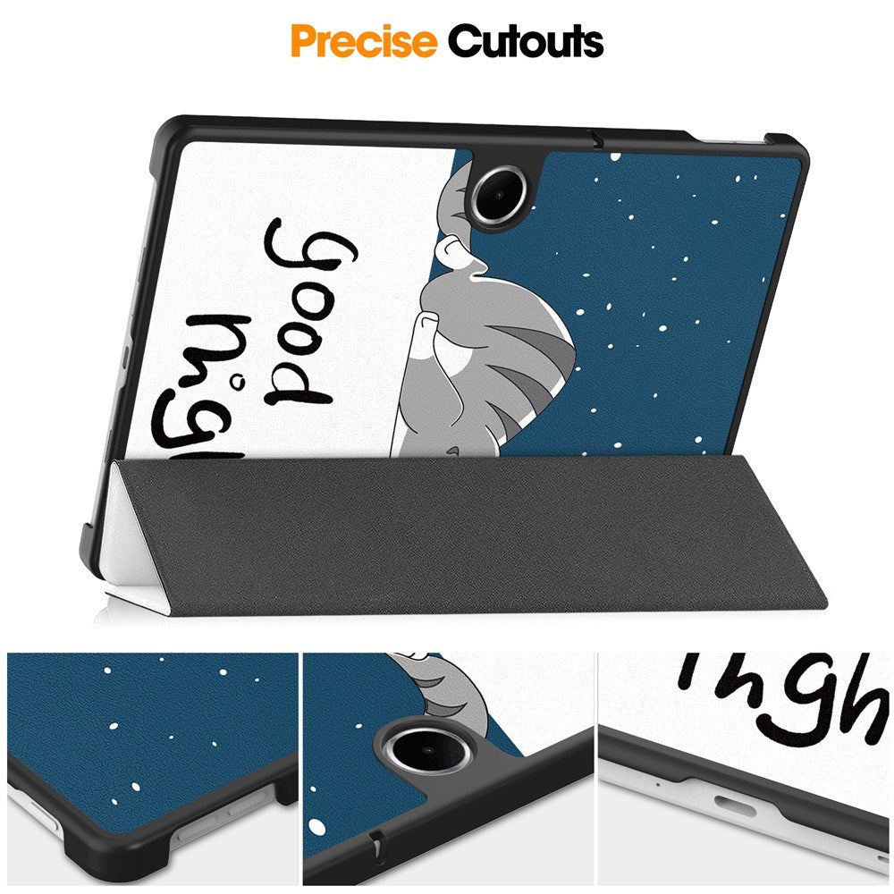 EIDERWOOD OnePlus Pad Lite Kunstskinn Flip Deksel - Kat