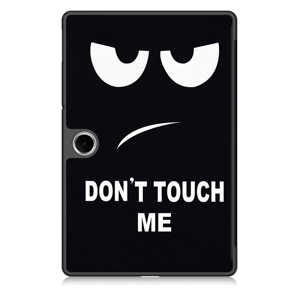 EIDERWOOD OnePlus Pad Lite Kunstskinn Flip Deksel - Don't Touch Me