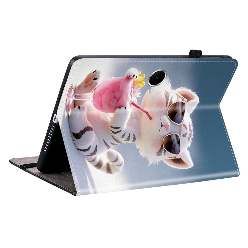 OnePlus Pad Lite EIDERWOOD Kunstskinn Flipp Deksel med Motiv - Katt