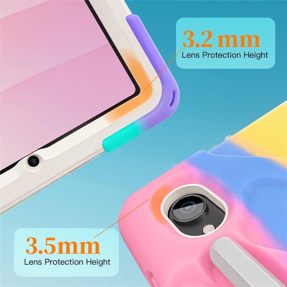 EIDERWOOD Samsung Galaxy Tab S11 Støtsikkert Deksel med 360 Graders Roterbar Støtte & Borrelåsstropp - Multi