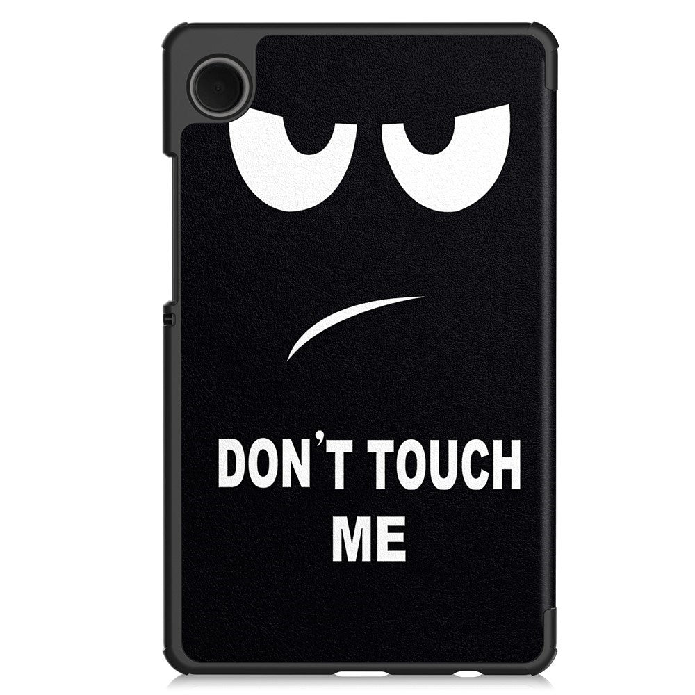 EIDERWOOD Samsung Galaxy Tab A11 Kunstskinn Flipp Deksel med Motiv - "Don't Touch Me"