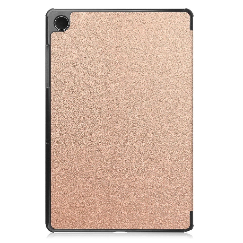 Samsung Galaxy Tab A11+ (Plus) EIDERWOOD Kunstskinn Deksel med Stativfunksjon - Rose Gold