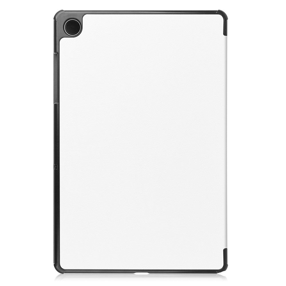 Samsung Galaxy Tab A11+ (Plus) EIDERWOOD Kunstskinn Deksel med Stativfunksjon - Hvit