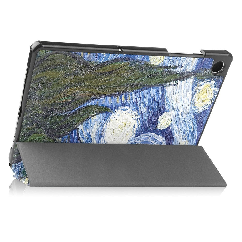 Samsung Galaxy Tab A11+ (Plus) EIDERWOOD Kunstskinn Flipp Deksel med Motiv - Stjernehimmel