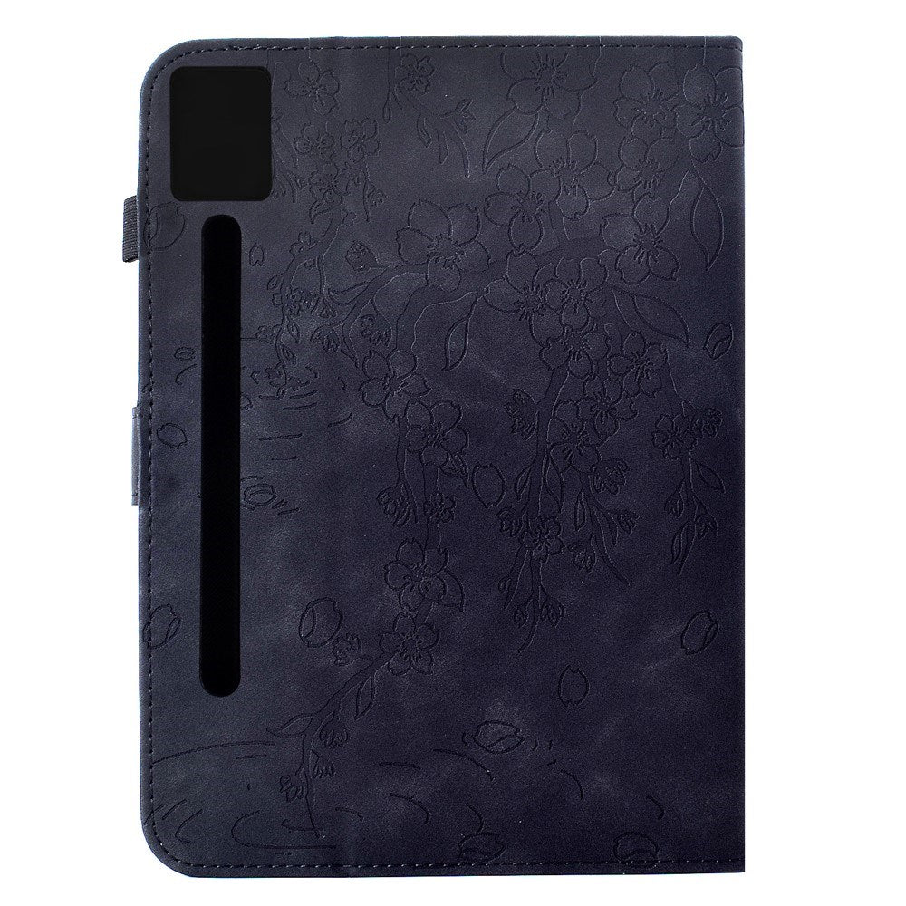 Lenovo Idea Tab Pro / Tab P12 Pro EIDERWOOD Flippdeksel med Blomstertrykk - Svart
