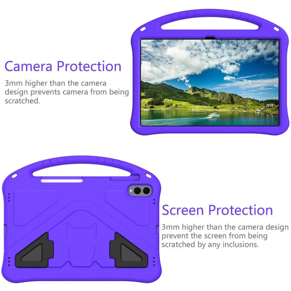Samsung Galaxy Tab S11 Ultra EIDERWOOD Barnedeksel med Stativfunksjon – Lilla