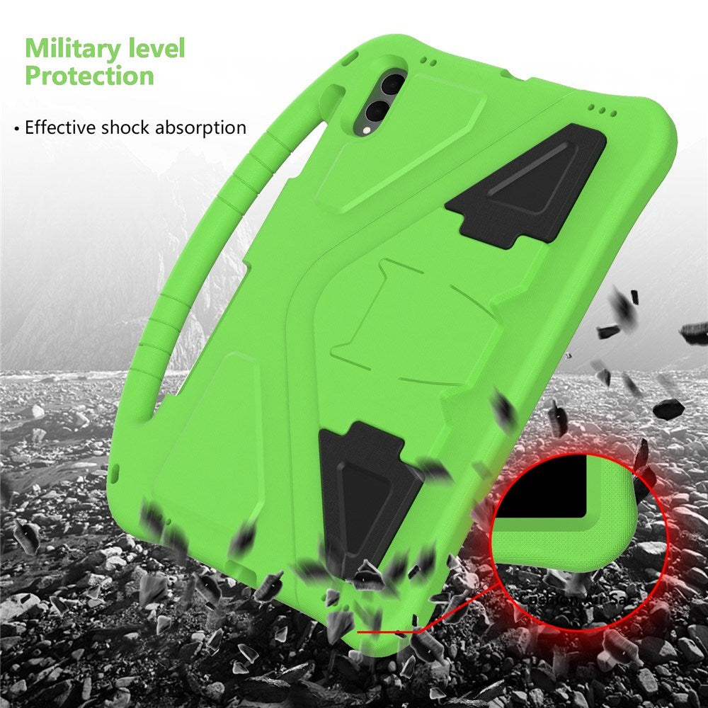 Samsung Galaxy Tab S11 Ultra EIDERWOOD Barnedeksel med Stativfunksjon – Grønn