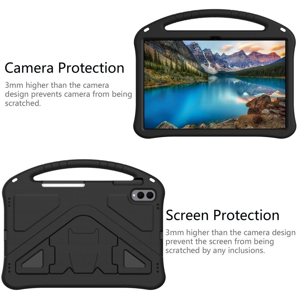Samsung Galaxy Tab S11 Ultra EIDERWOOD Barnedeksel med Stativfunksjon – Svart