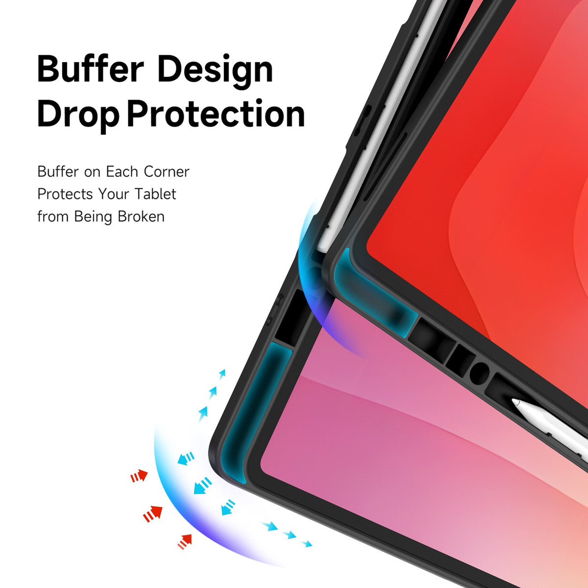 Samsung Galaxy Tab S12 Ultra / S11 Ultra DUX DUCIS Origami Hybrid Kunstskinn Flip Deksel - Svart
