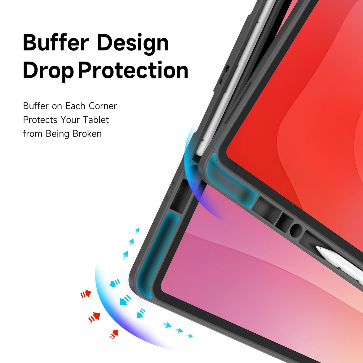 Samsung Galaxy Tab S12 Ultra / S11 Ultra DUX DUCIS Origami Hybrid Kunstskinn Flip Deksel - Grå