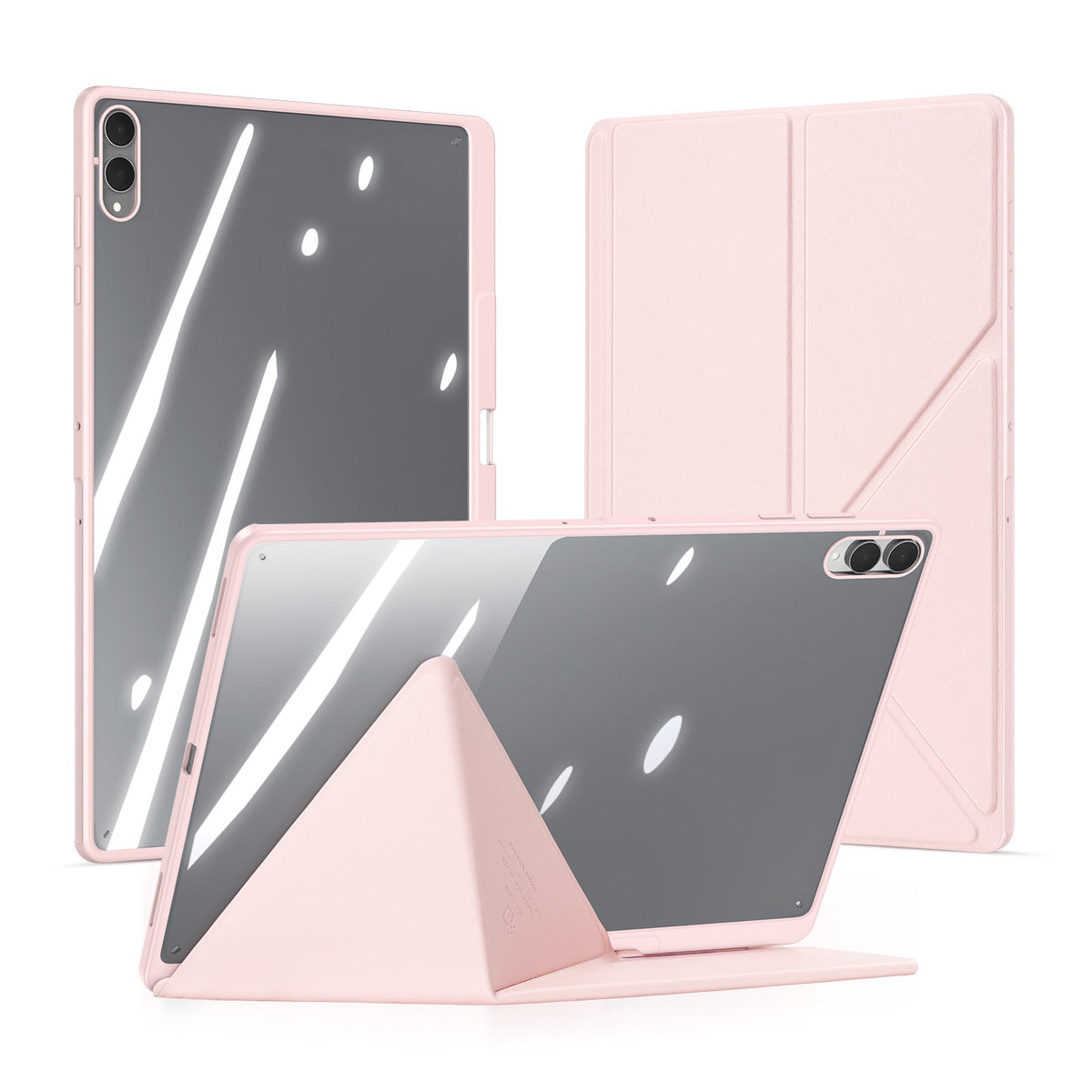 Samsung Galaxy Tab S12 Ultra / S11 Ultra DUX DUCIS Origami Hybrid Kunstskinn Flip Deksel - Rosa