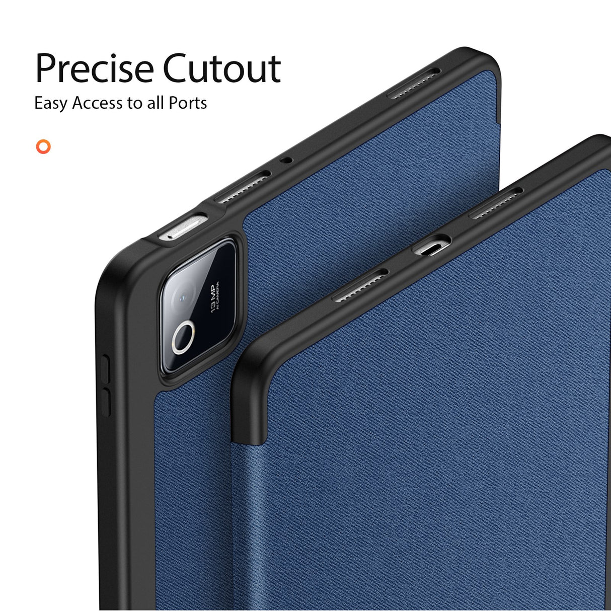 Xiaomi Pad 8 / 8 Pro / 7 / 7 Pro DUX DUCIS Tri-Fold Kunstskinn Flip Deksel - Blå