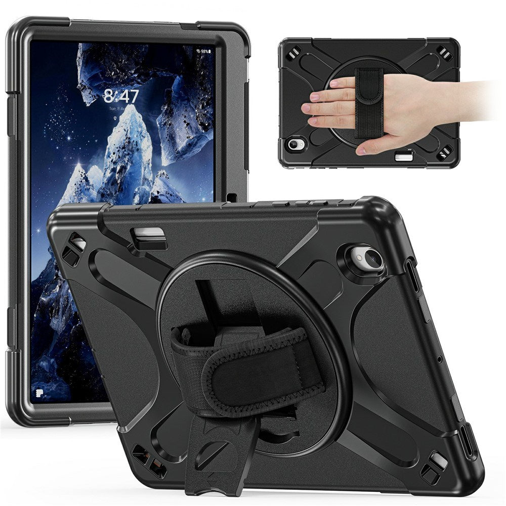 Samsung Galaxy Tab S12+ (Plus) EIDERWOOD Hybrid Hantverkar Deksel m. Støtteben - Svart